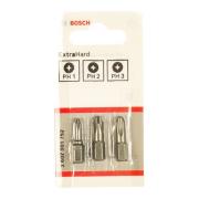 Набор бит (3 шт; 25 мм) Bosch