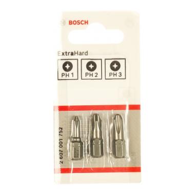 Набор бит (3 шт; 25 мм) Bosch