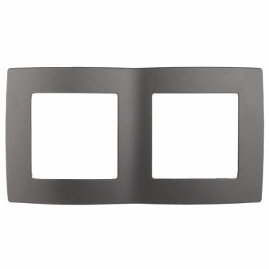 Рамка"ЭРА"серия 12, 2пост универсал.Графит