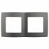 Рамка"ЭРА"серия 12, 2пост универсал.Графит