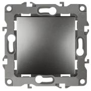 Выключатель"ЭРА" серия 12, 1СП Графит под рамку