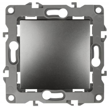 Выключатель"ЭРА" серия 12, 1СП Графит под рамку