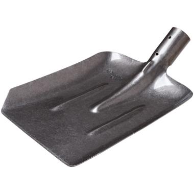 Лопата совковая без черенка, "рельсовая сталь" 235х350 мм Тулейка D40.