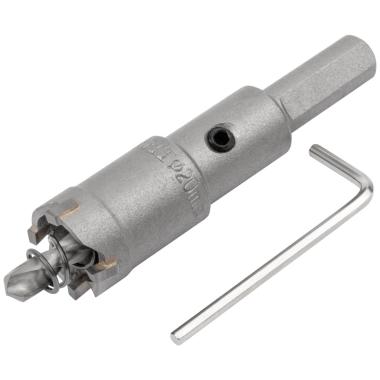 Коронка кольцевая с карбидными вставками Профи (для отверстий в нержавеющей стали) 20 мм, ФИТ