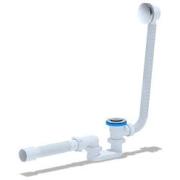 Обвязка на ванну, 1 1/2*40, с гофрой 40*50, регул. с переливом, V255, Aquant