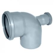 Отвод внутренний 110мм-90* фронт.патрубок 50мм