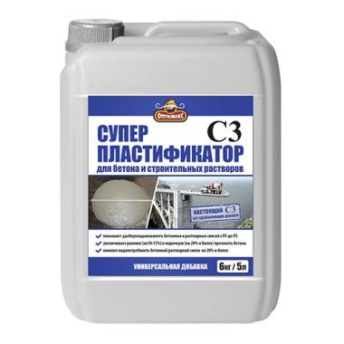 Добавка Пластификатор ОПТИЛЮКС д/бетона и строит.растворов 6кг/5л