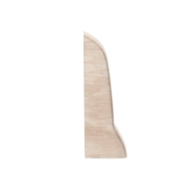 Торцевая заглушка для плинтуса, левая, 762, Дуб бежевый, Stella, Стандарт