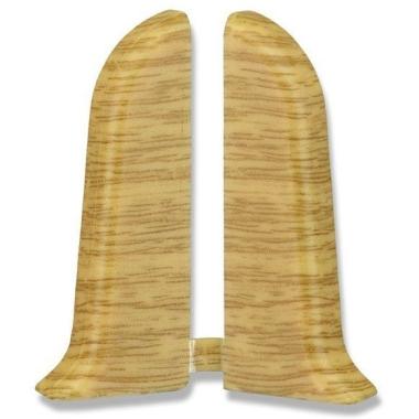 Торцевая заглушка для плинтуса, левая, 212, Дуб светлый, Идеал, Комфорт