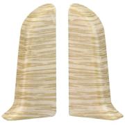 Торцевая заглушка для плинтуса, правая , 213, Дуб северный, Идеал, Комфорт