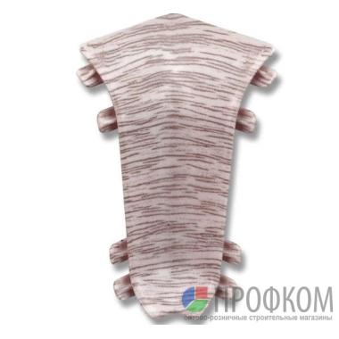 Угол внутренний для плинтуса, 215, Дуб Снежный, Идеал, Комфорт