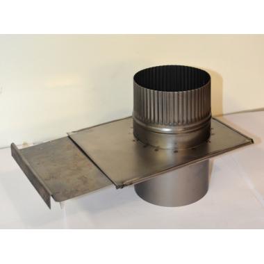 Заслонка квадратная, нержав., D 120мм