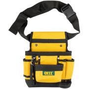 Пояс для инструмента одинарный, полиэстер, 9 отделений, 2 петли для инструмента ФИТ