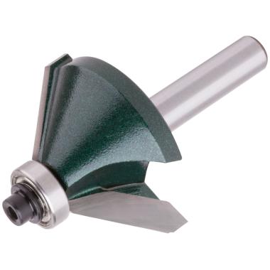 Фреза кромочная конусная с нижним подшипником dxhxl=40х18х62,8 мм