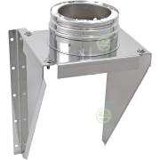 Дымоходы Площадка монтажная с креплением настенным D150мм