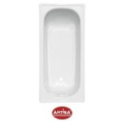 Ванна стальная 1500*700*400 "Белая Орхидея" с рантом и ножками Антика