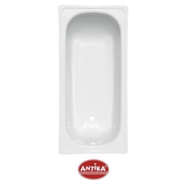 Ванна стальная 1500*700*400 "Белая Орхидея" с рантом и ножками Антика