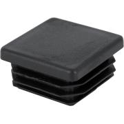 Заглушка пластиковая внутр. 25х25 черная