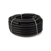 Труба гофрированная ПНД 20мм черный наружная (Бухта 100м) продажа кратно 5м