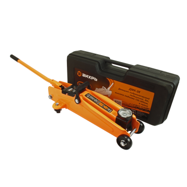 Домкрат подкатной 2т ДМК-2К 135-385 мм Вихрь