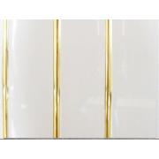 Панель ПВХ Золото лак 3-х пол секционная 3,0*0,25м STELLA Premium (10)