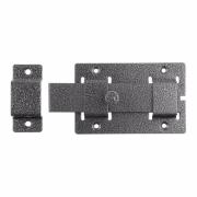 Задвижка дверная ЗД-02 (шпингалет, ПЛОСКИЙ ригель-серебро) Серебро