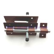 Задвижка дверная ЗД двухсторонняя (шпингалет) Антик медь