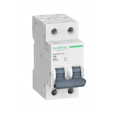 Автомат 2П 16А, С 4,5кА City9 Schneider Electric