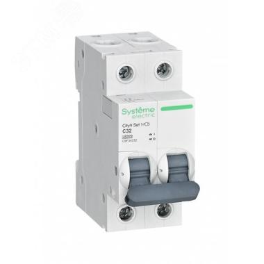 Автомат 2П 32А, С 4,5кА City9 Schneider Electric