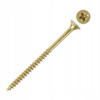 Саморез универсальный, желтый 4,5*70 потай головка (кг)