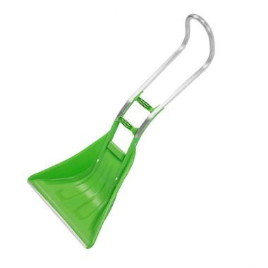 Движок для уборки снега пластиковый , 670 х 530 х 1410 мм, алюминиевая рукоятка, Россия, Сибртех