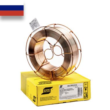 Проволока сварочная ОК ПРО 51С 1.2 мм 18 кг ESAB