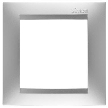 Рамка"Simon"1пост гор.Алюминий