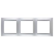 Рамка"Simon"3пост гор.Алюминий