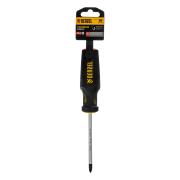 Отвертка, PH2х100 мм, S2, 3к рукоятка Denzel
