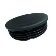 Заглушка пластиковая внутр., круглая  d 60, черная