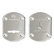 Накладки декоративные на сувальдный замок ГАРДИАН ГХ 21 Хром