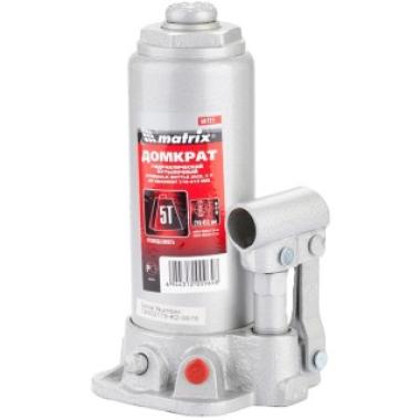 Домкрат бутылочный, 5 т, 216-413 мм Matrix Master