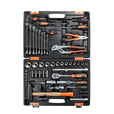 Набор инструментов 1/2" , 1/4" , CrV, 76 предм Вихрь