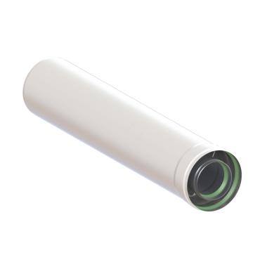 Труба коаксиальная с наконечником Krats DN60/100 x 1м для Navien