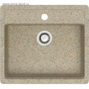 Мойка Модель 9/Q5 (песоч.) матовая 570x505x200 с сифоном, герметиком Gota Rocio