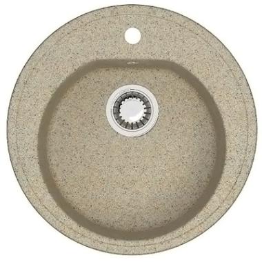 Мойка Модель 9/Q5 (песоч.) матовая 570x505x200 с сифоном, герметиком Gota Rocio