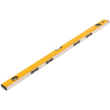 Уровень "Магнит", 3 глазка, желтый усиленный корпус, магниты, шкала, Профи 800 мм ФИТ