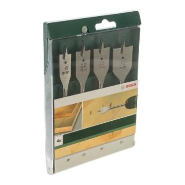 Набор свёрл по дереву перьевых 16, 22, 25, 32, 4 шт. Bosch