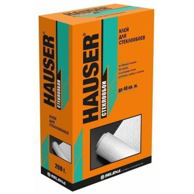 Клей обойный для СТЕКЛООБОЕВ 200гр HAUSER /12/