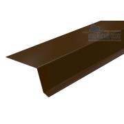 Планка капельник металл профиль 79*55*2000, RAL8017