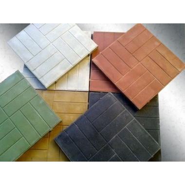 Плитка тротуарная полимер-песчан. 330*330*27, (9шт/м2, вес 3,7кг/1шт) Красная