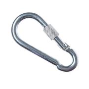 Карабин 9 мм с фиксатором, оц. DIN5299D