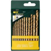 Набор сверл hss по металлу, титановое покрытие, 13 шт. (1,5-6,5 мм) ФИТ