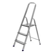 Стремянка, 3 ступени, алюминиевая,(h=1.21m) Сибртех